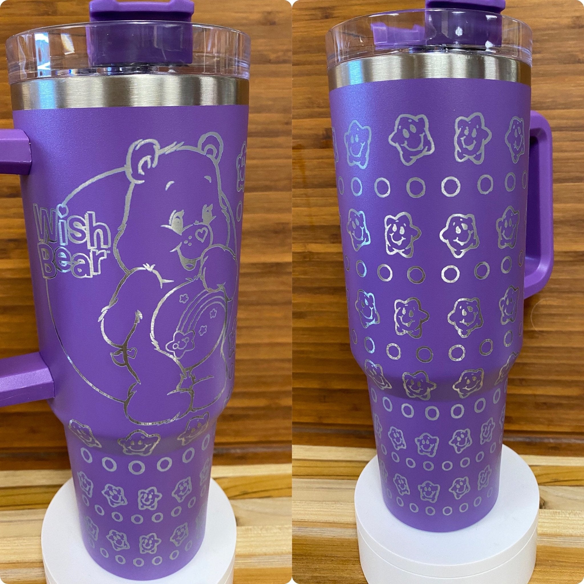 40 oz Laser Engraved Tumbler Bears - JennyJacks,llc.