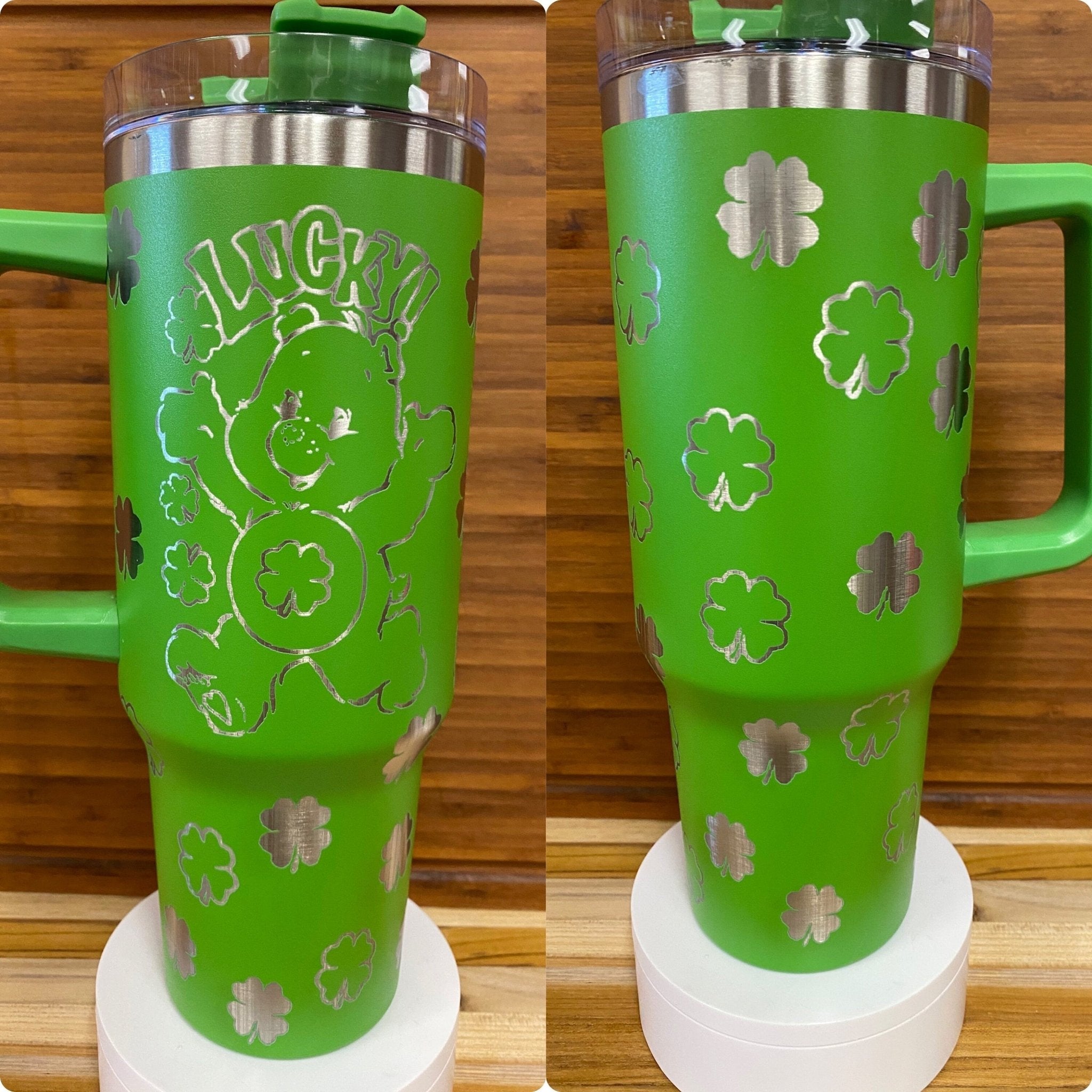 40 oz Laser Engraved Tumbler Bears - JennyJacks,llc.