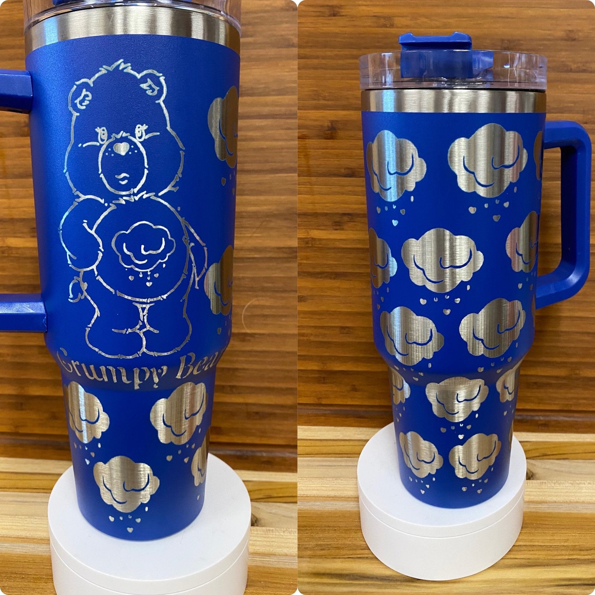 40 oz Laser Engraved Tumbler Bears - JennyJacks,llc.