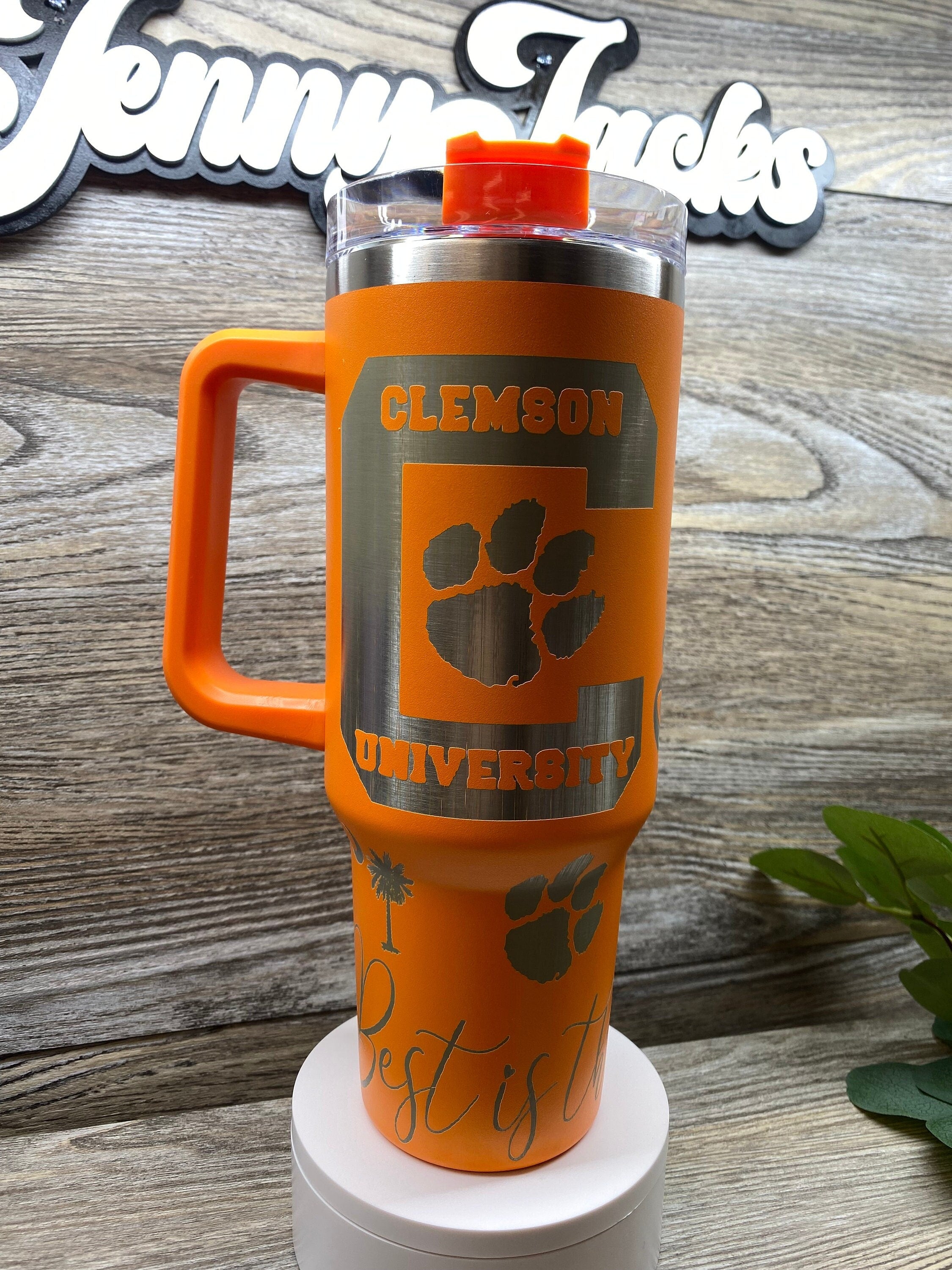 Tigers 40 oz laser engraved tumbler UNBRANDED