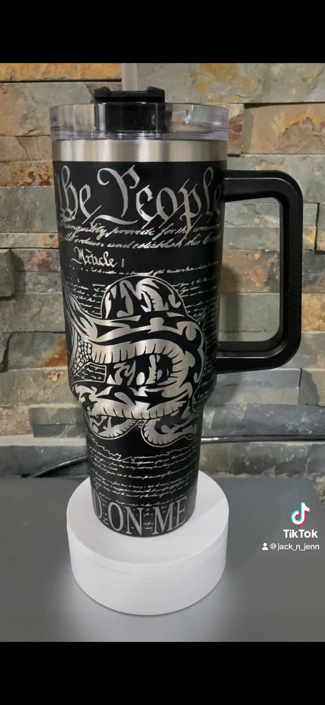 40 oz tumbler We The People