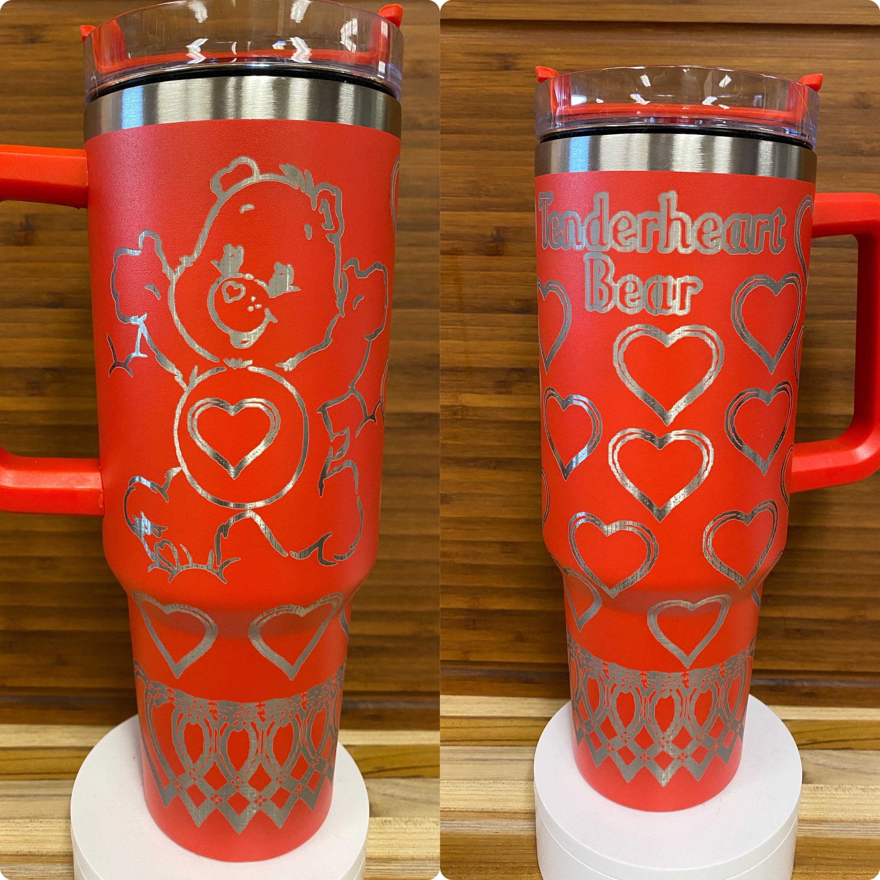 40 oz Laser Engraved Tumbler Bears