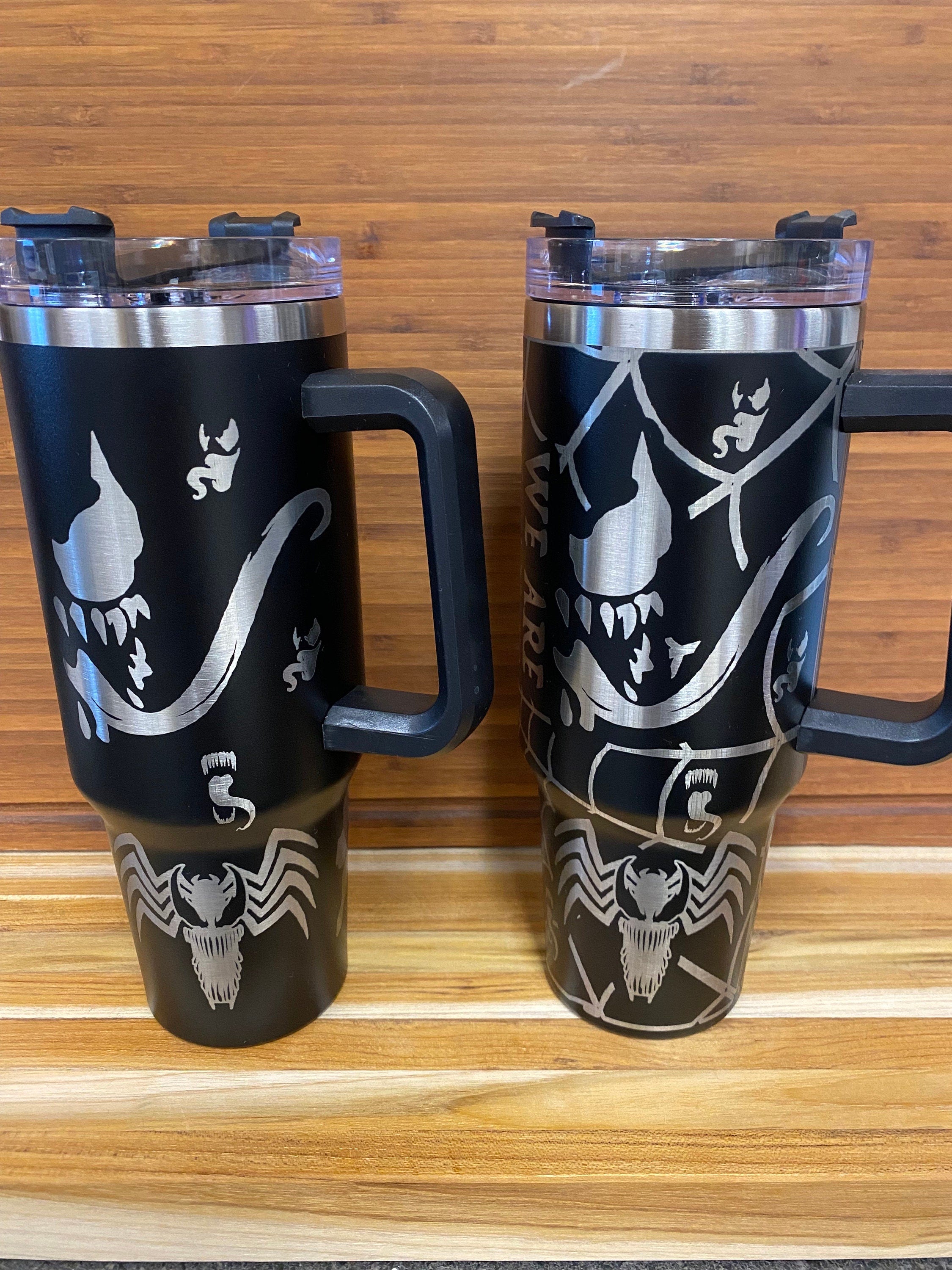 40 oz Laser Engraved Unbranded Tumbler Venom