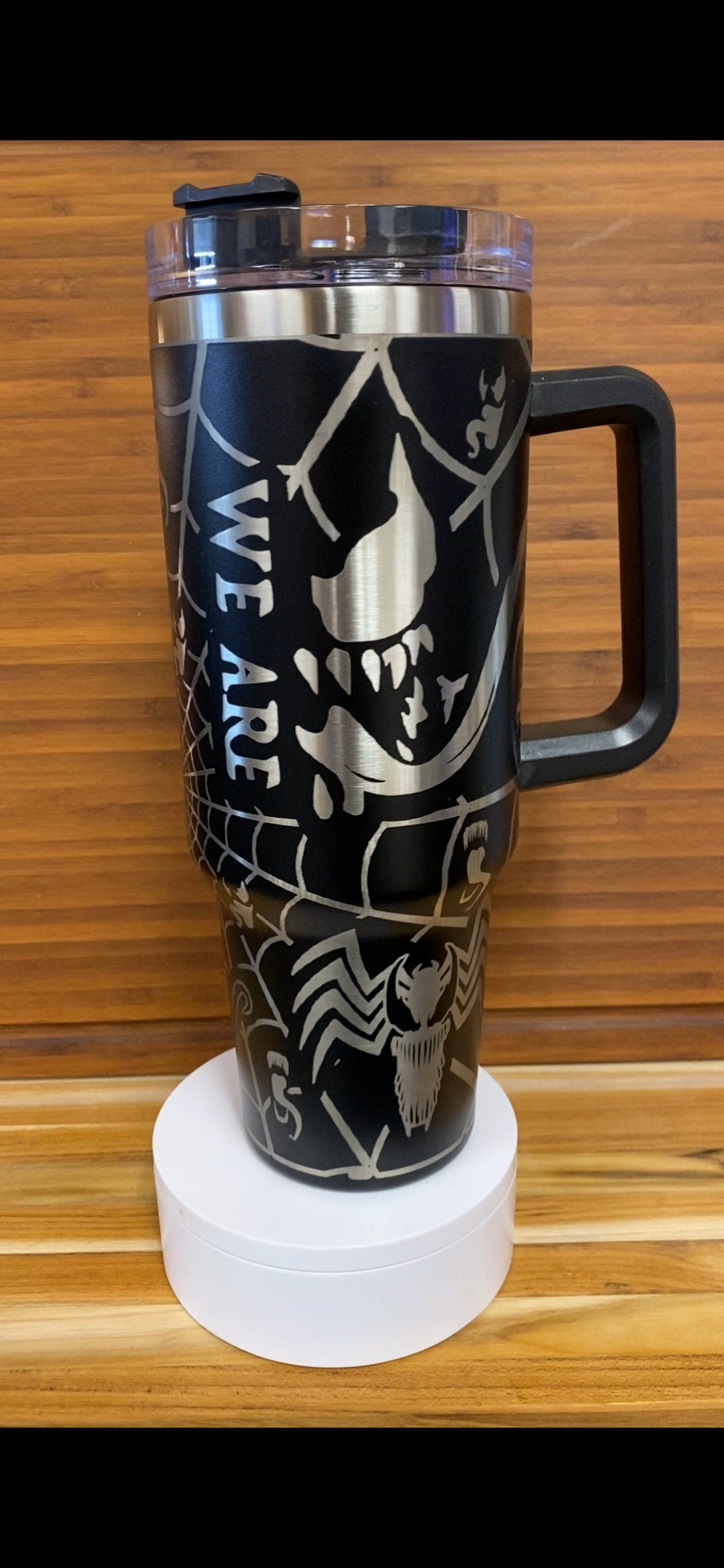 40 oz Laser Engraved Unbranded Tumbler Venom