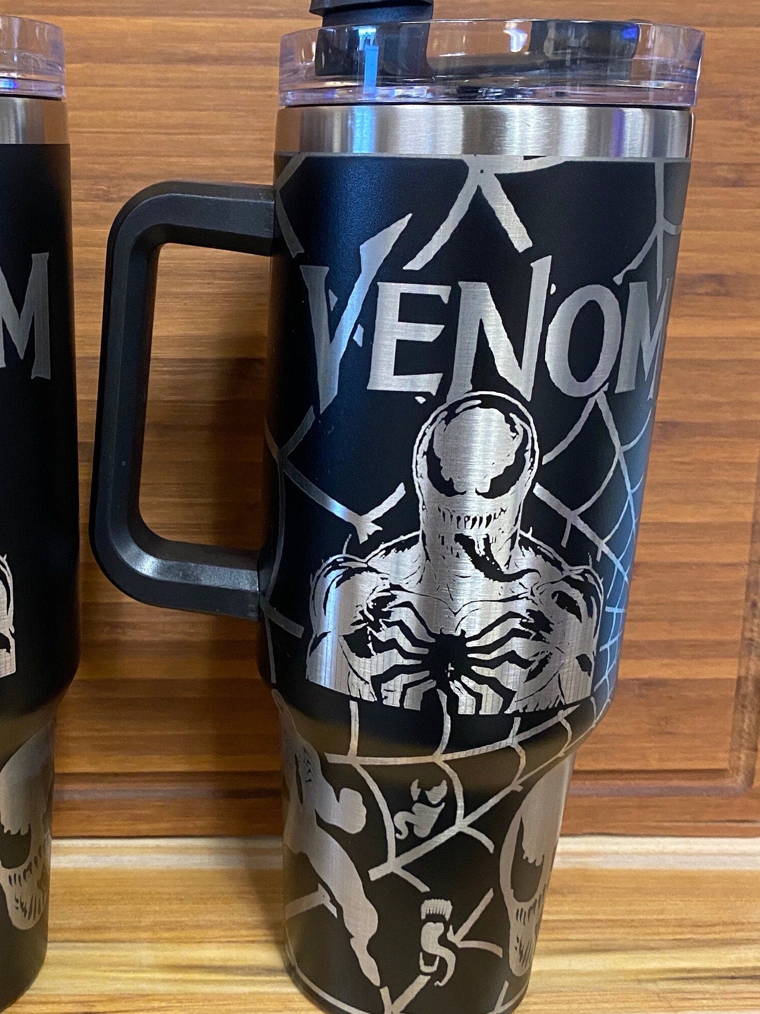 40 oz Laser Engraved Unbranded Tumbler Venom