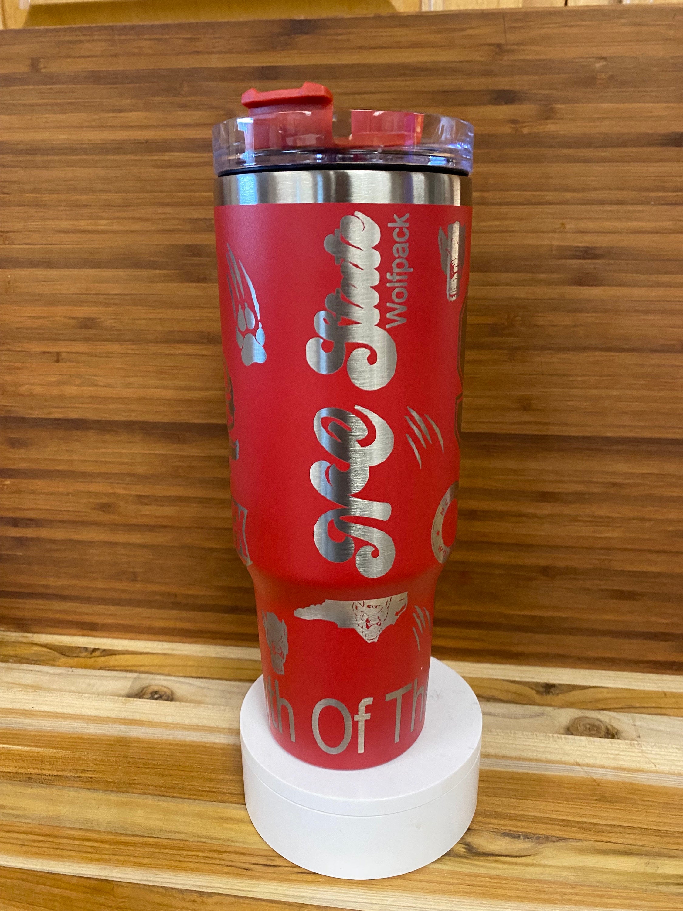 40 oz Laser Engraved Tumbler NC  State