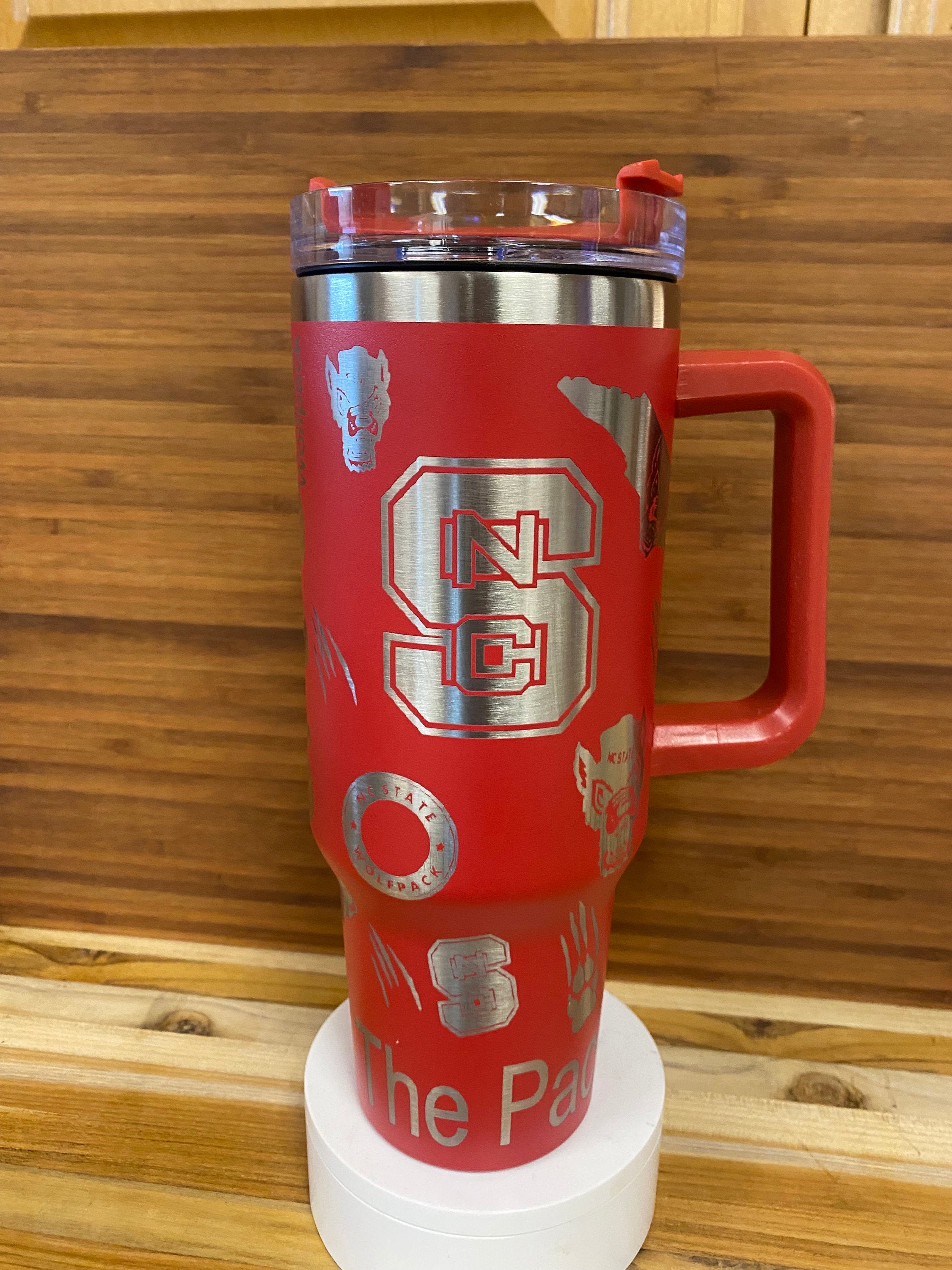 40 oz Laser Engraved Tumbler NC  State