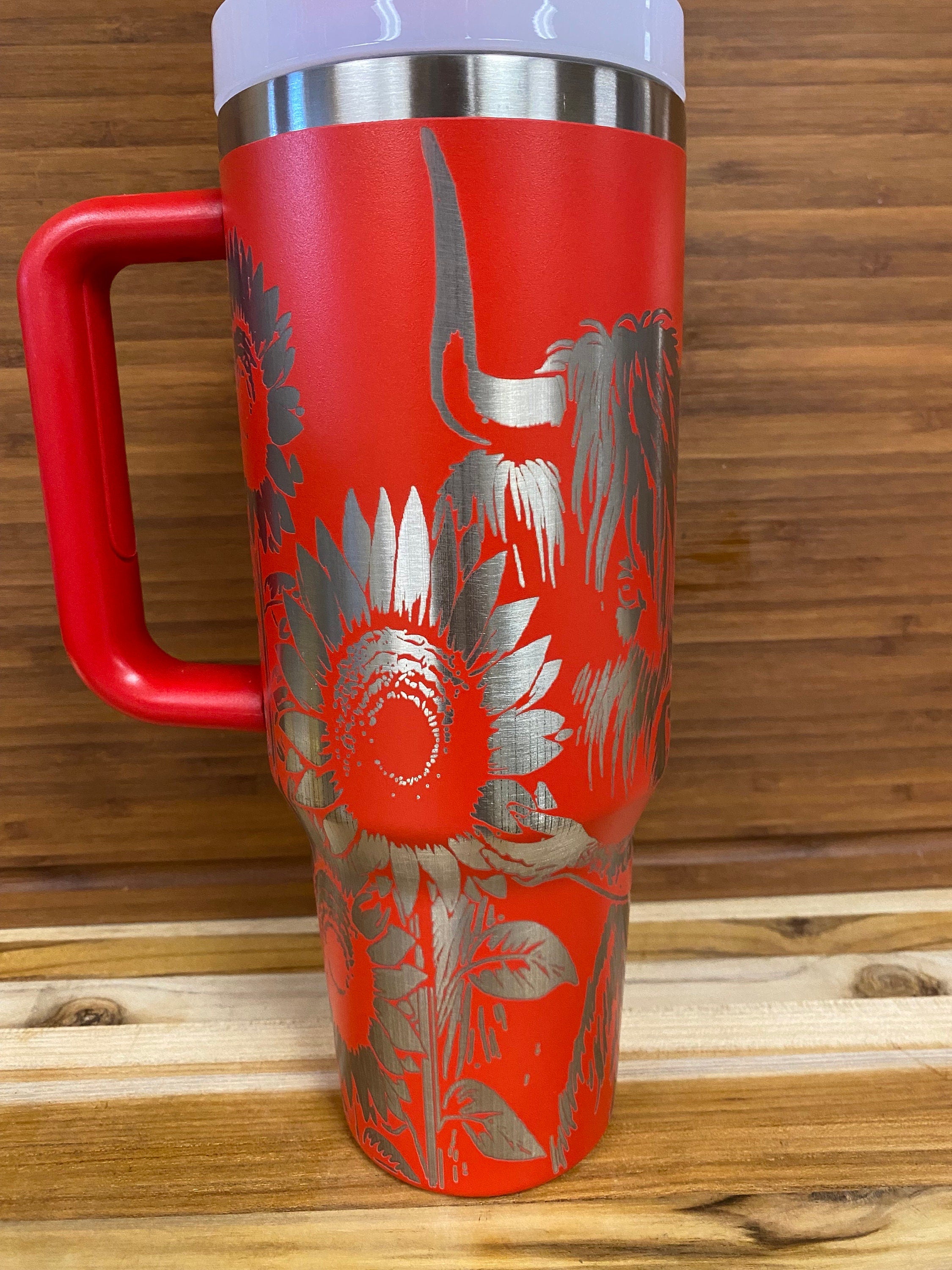 40 oz Laser Engraved Unbranded Tumbler Country Tattoo