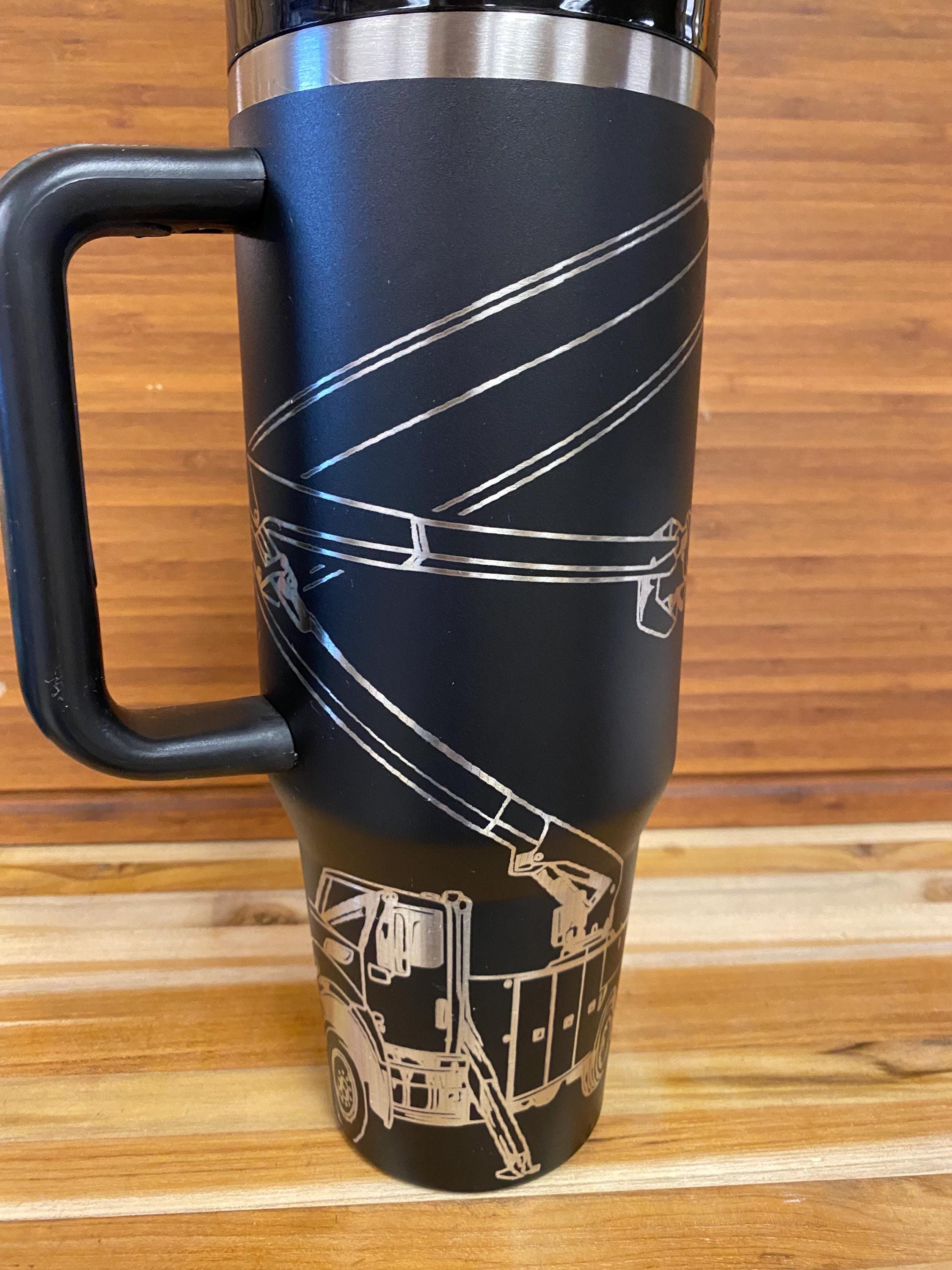 40 oz Tumbler and Ornament Lineman Set