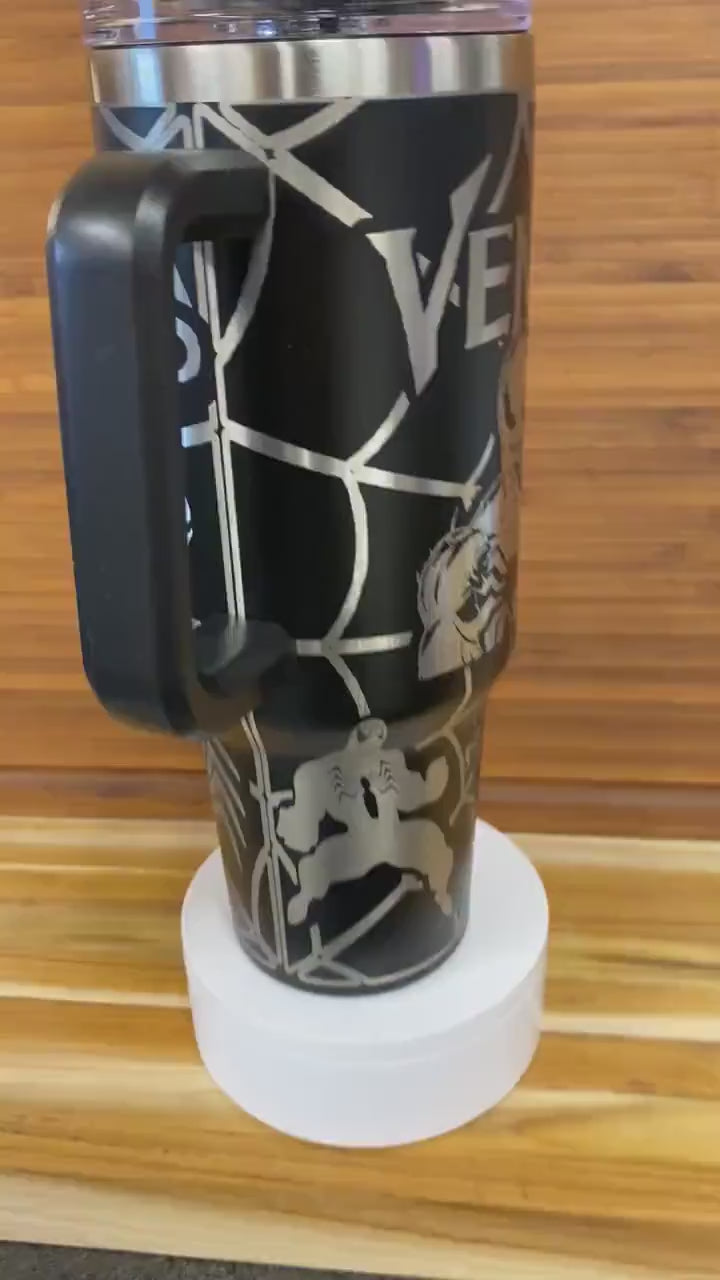 40 oz Laser Engraved Tumbler Venom