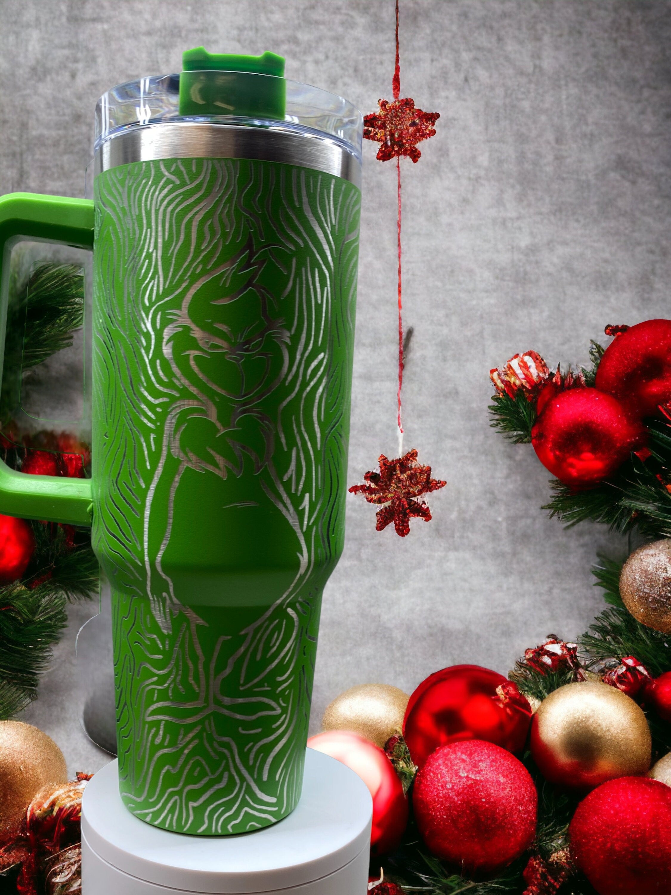 Merry Grinchmas 40oz Unbranded tumbler