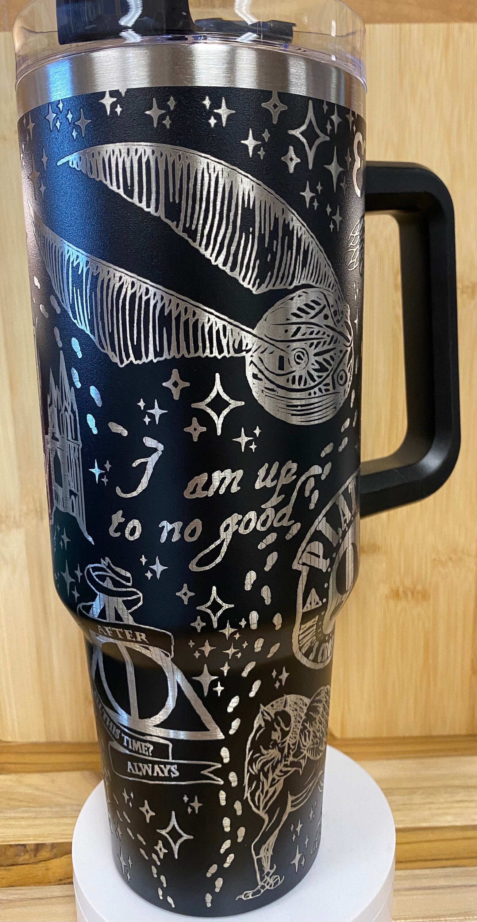 40oz Laser Engraved Unbranded Tumbler Wizardly